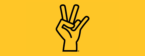 pitchfork hand symbol